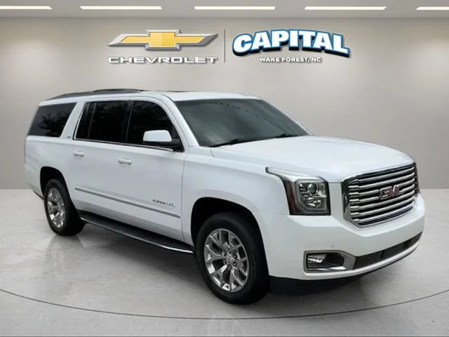 Used 2017 WHITE FROST TRICOAT GMC SLT image 7