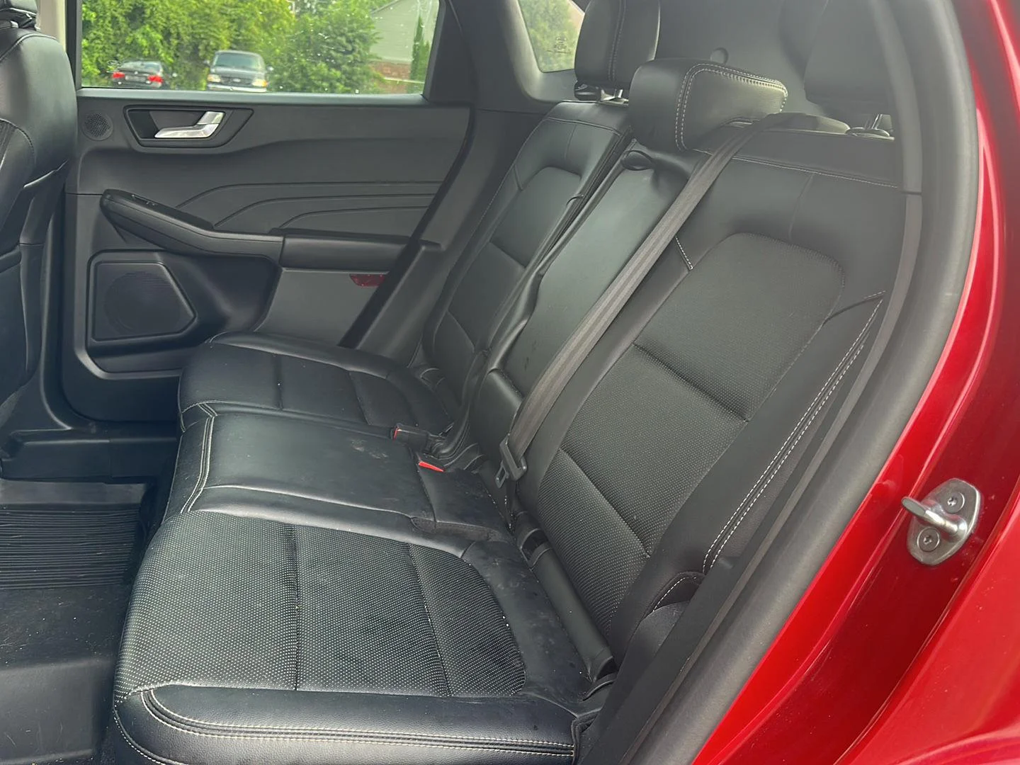Used 2021 Rapid Red Metallic Tinted Clearcoat Ford SEL image 10