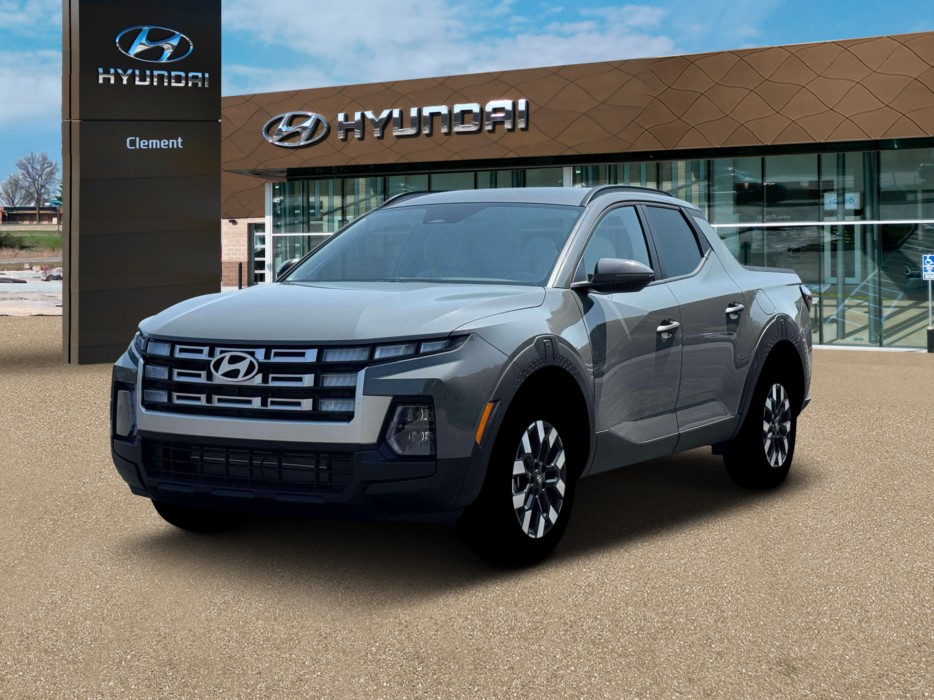 New 2026 Gray Hyundai SEL AWD image 1