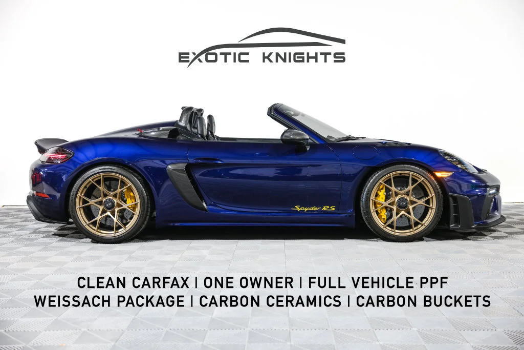 Used 2025 Blue Porsche RS image 1