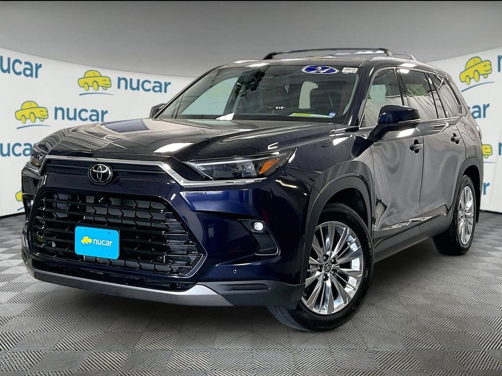 Certified Used 2024 Blue Toyota Platinum image 2