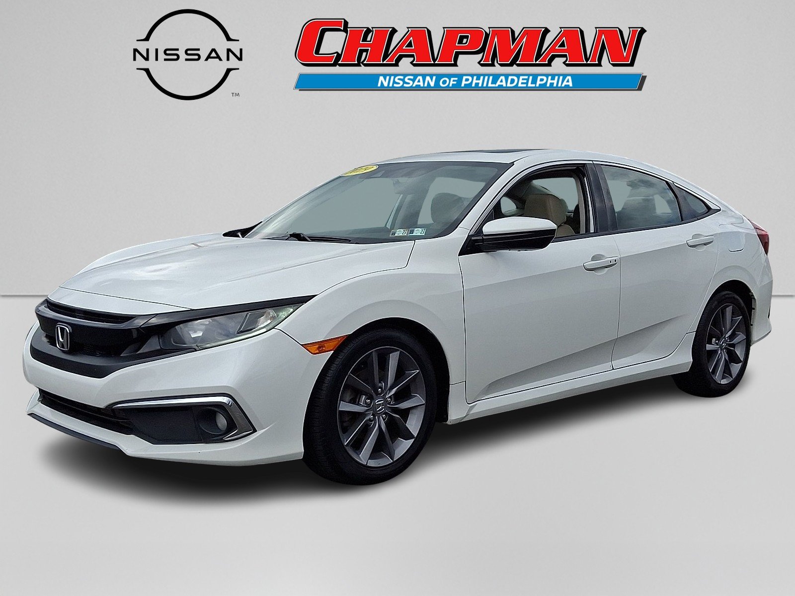 Used 2019 White Orchid Pearl Honda EX-L image 3