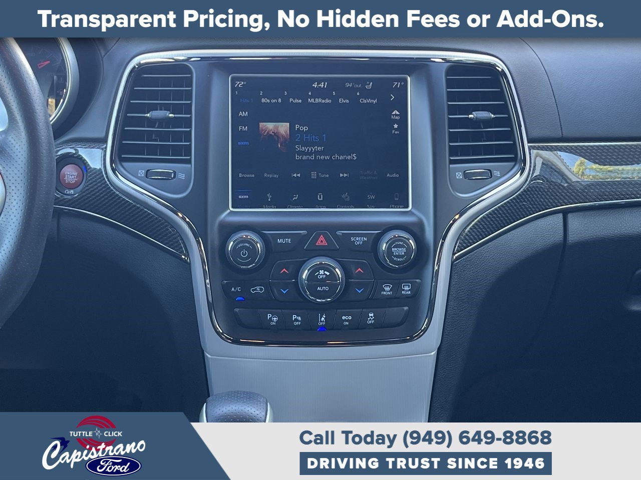 Used 2018 Bright White Clearcoat Jeep Trackhawk image 22