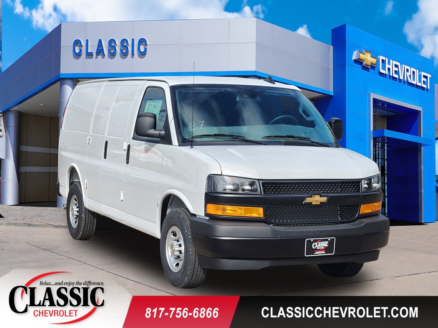 Summit White 2025 Chevrolet Express Cargo 2500 RWD Van Rear-Wheel Drive