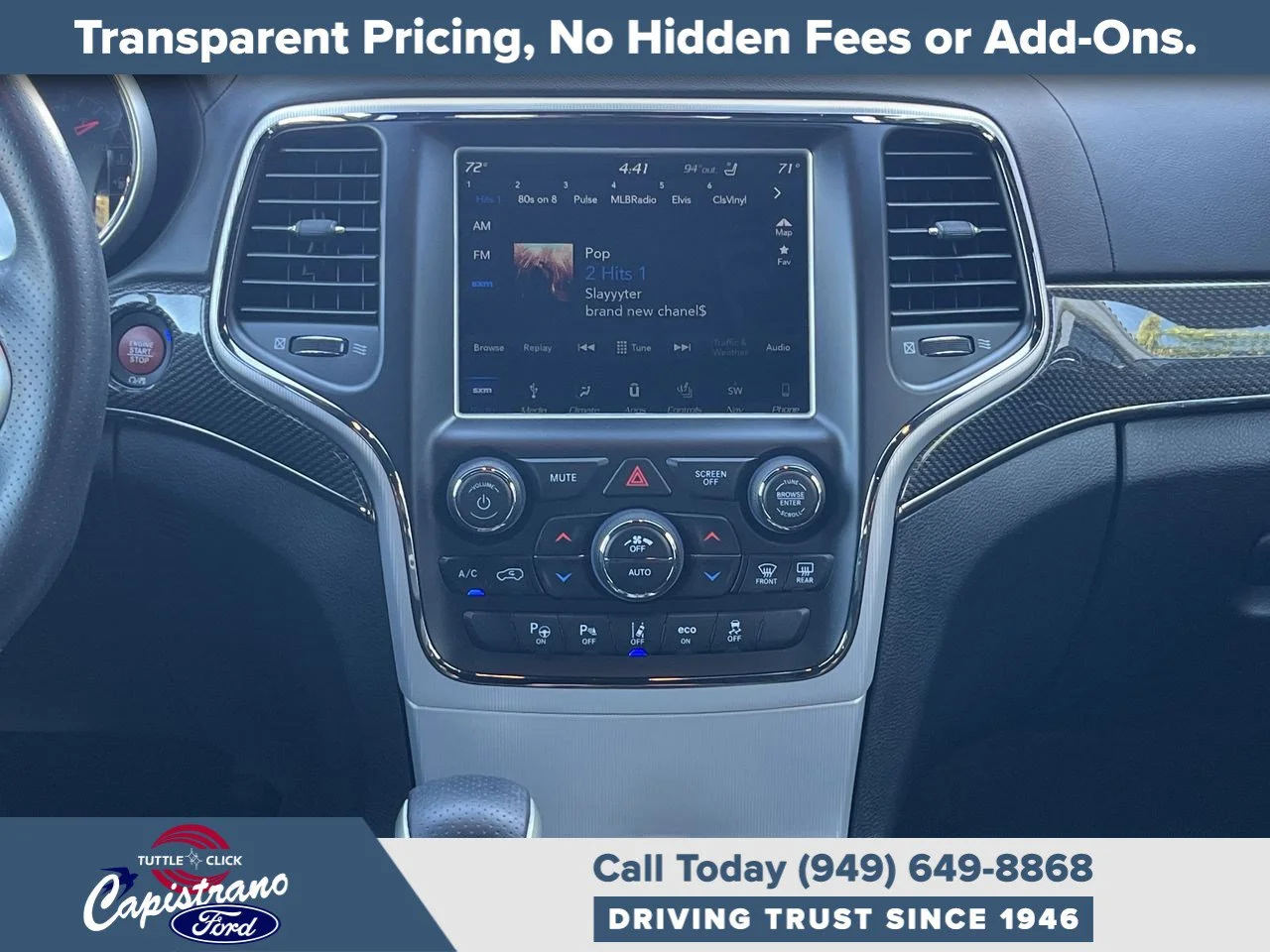 Used 2018 Bright White Clearcoat Jeep Trackhawk image 22