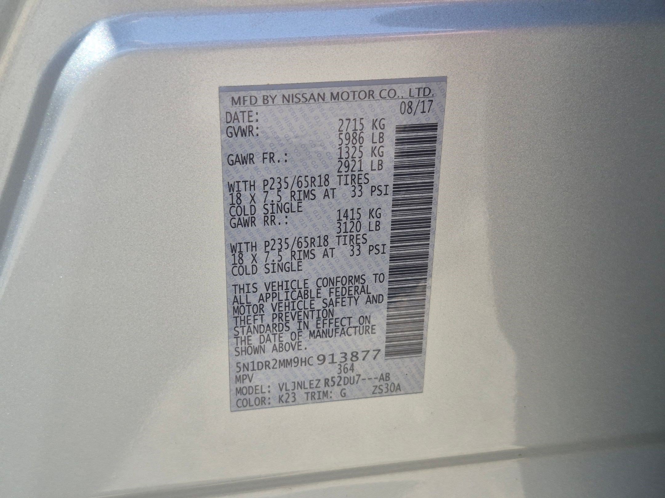 Used 2017 Brilliant Silver Metallic Nissan SV image 31