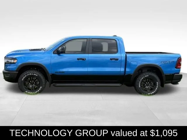 New 2026 Hydro Blue Pearl-Coat Exterior Paint RAM Rebel image 7