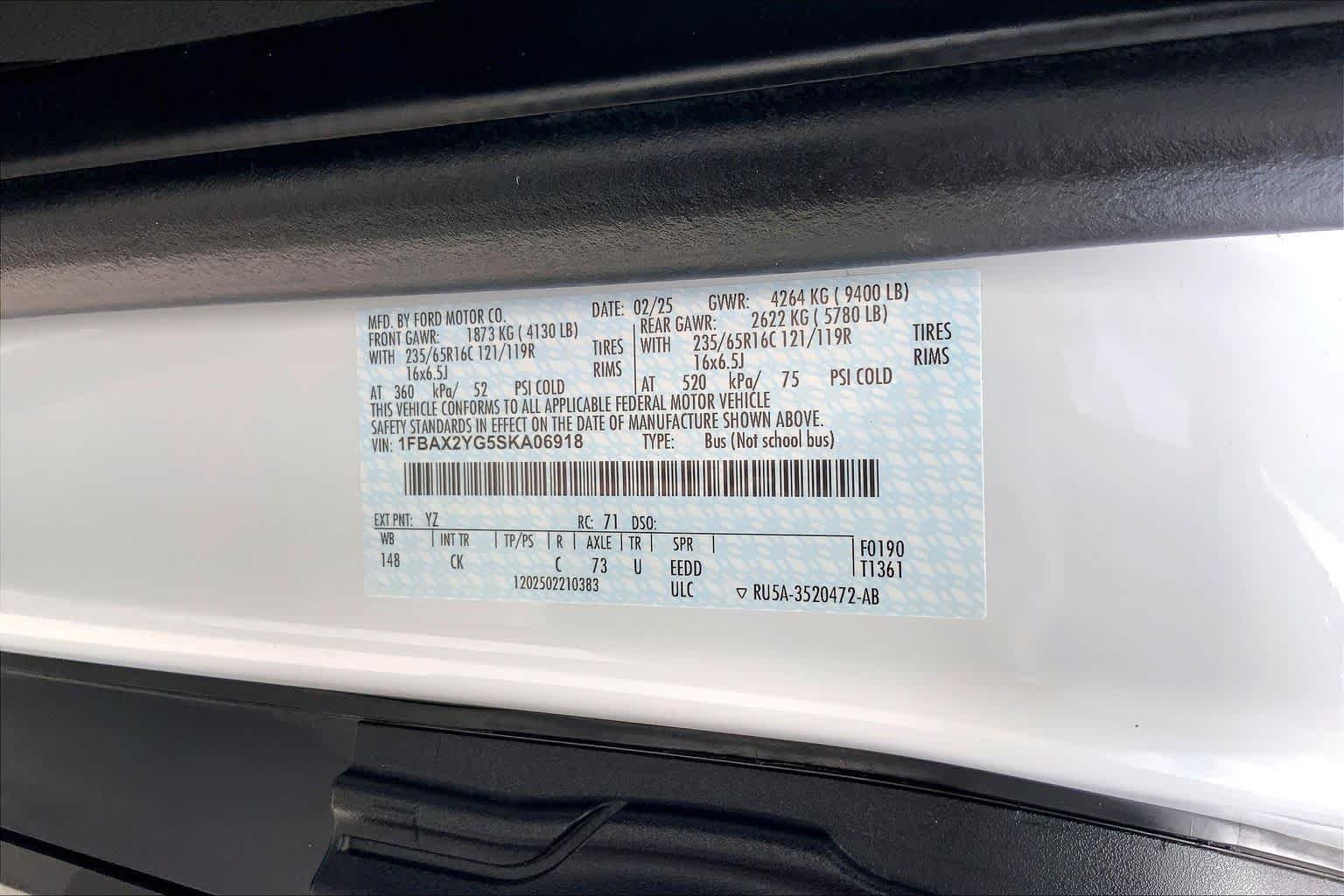 Used 2025 Oxford White Ford XLT image 35