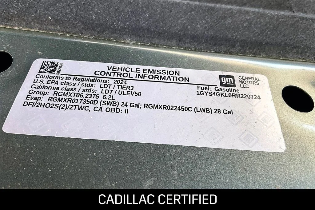 Used 2024 Dark Emerald Metallic Cadillac Sport Platinum image 28