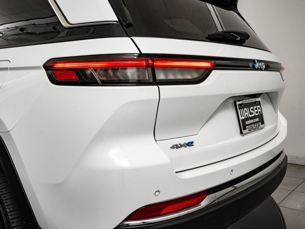 Used 2022 Bright White Clearcoat Jeep 4xe image 20