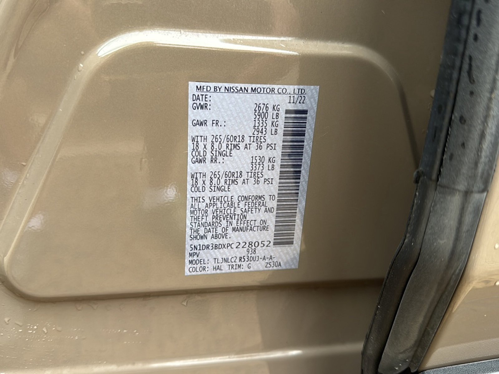 Used 2023 Baja Storm/Super Black Roof Nissan Rock Creek image 47
