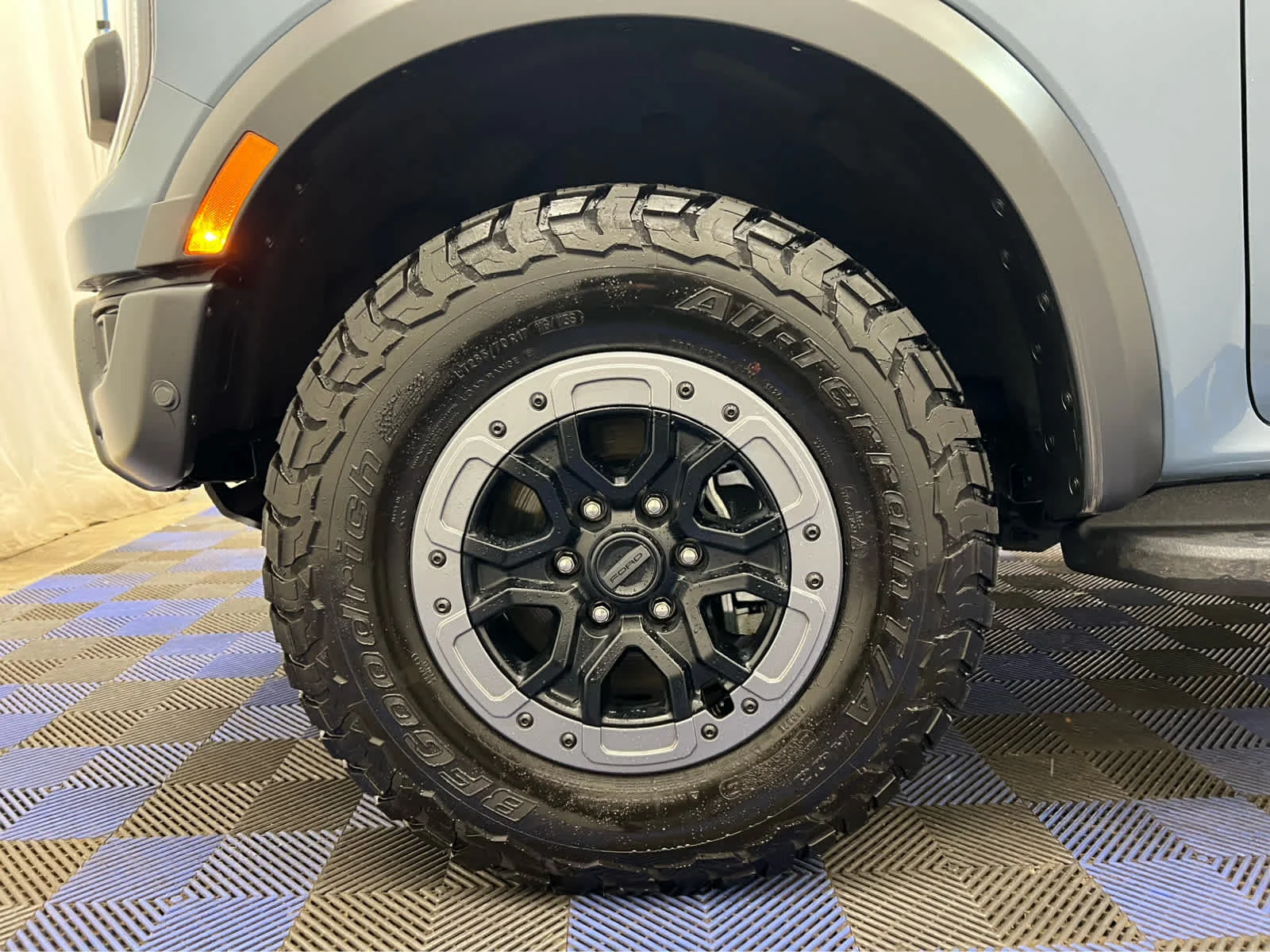 Used 2024 Azure Gray Metallic Tri-Coat Ford Raptor image 13
