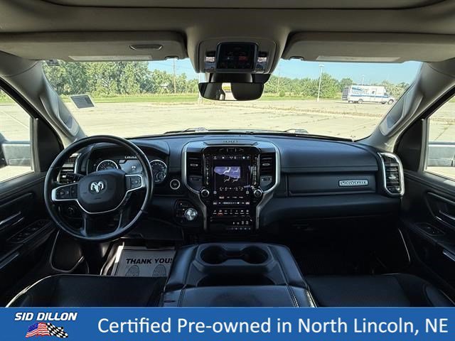 Used 2022 Diamond Black Crystal Pearlcoat Ram Laramie image 17