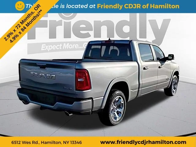 New 2026 Billet Silver Metallic Clear-Coat Exterior Paint RAM Big Horn/Lone Star image 5