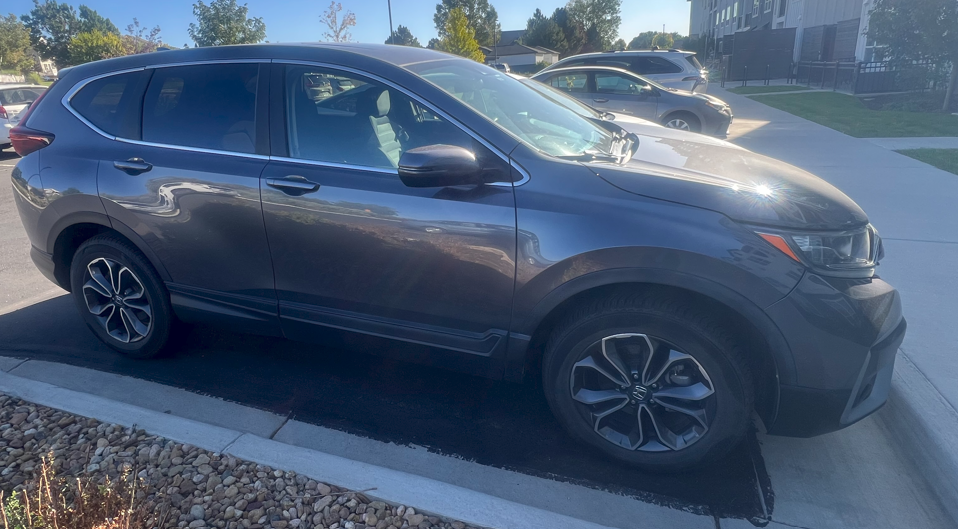 Used 2021 Gray Honda EX image 2