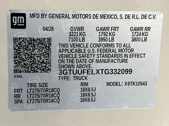 2026 GMC Sierra 1500 AT4X - Photo 20