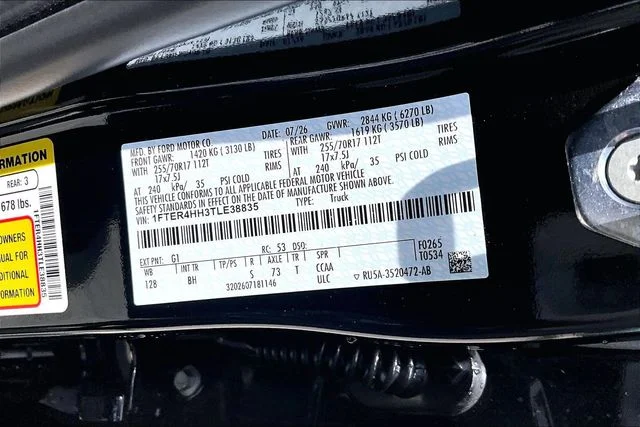 New 2026 Shadow Black Ford XLT image 8