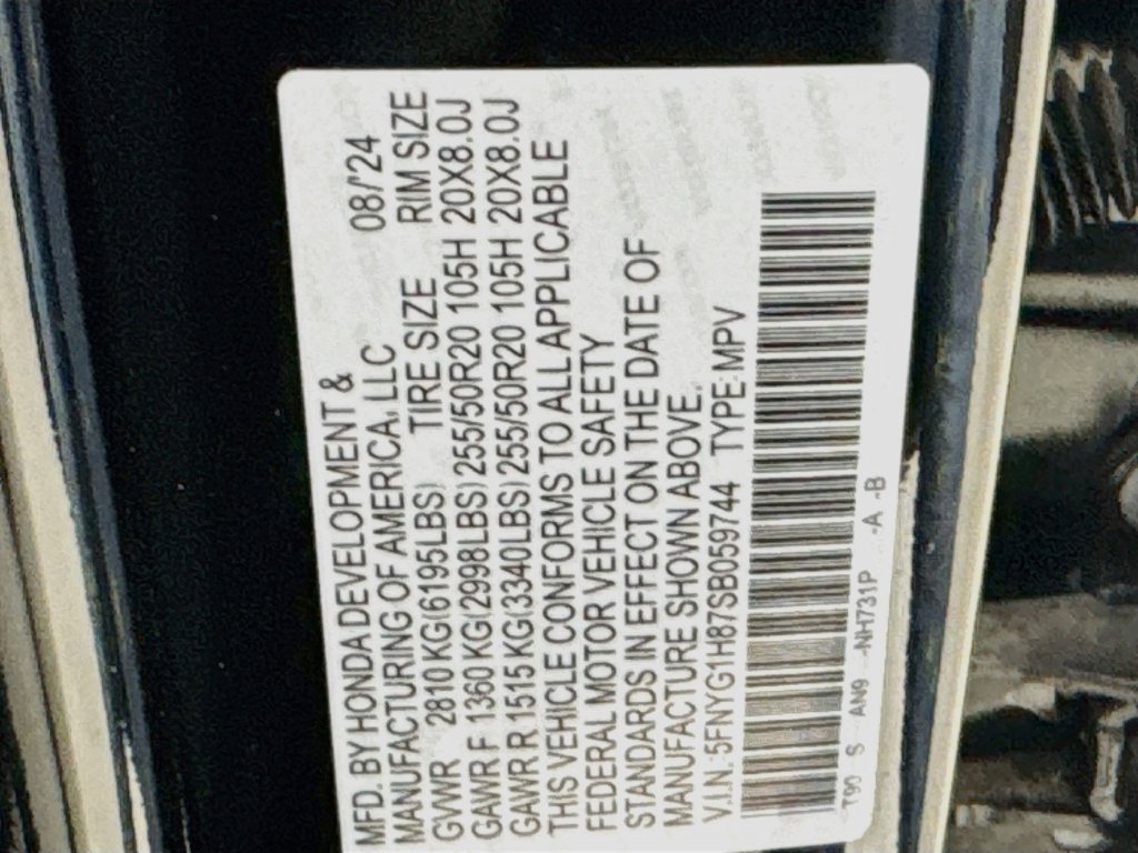 Certified Used 2025 Crystal Black Pearl Honda AWD Elite image 46