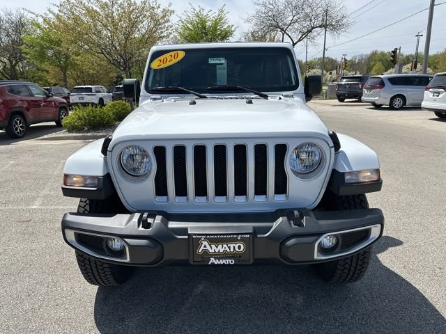 Used 2020 White Jeep Unlimited Sahara image 3