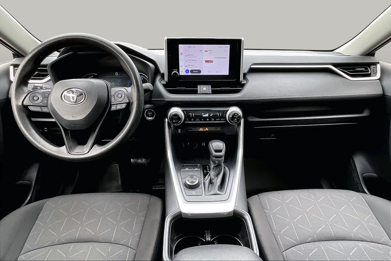 Used 2023 Midnight Black Metallic Toyota Hybrid XLE image 16