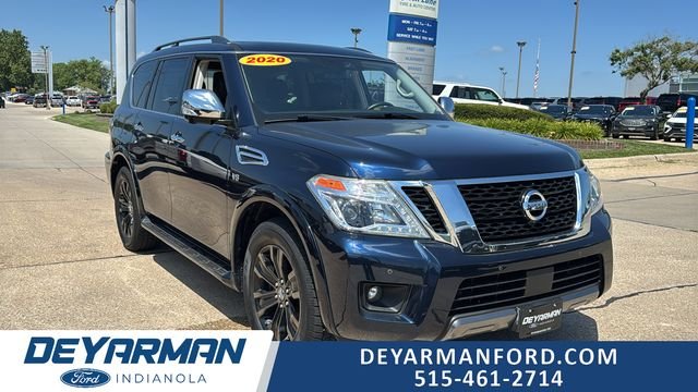Used 2020 Blue Nissan Platinum image 1
