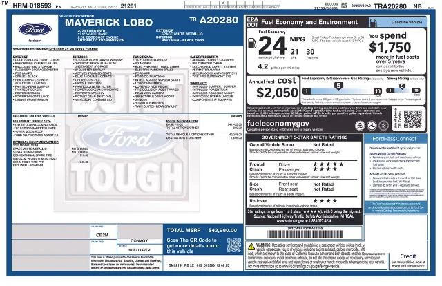 New 2026 Space White Metallic Ford Lobo™ image 50