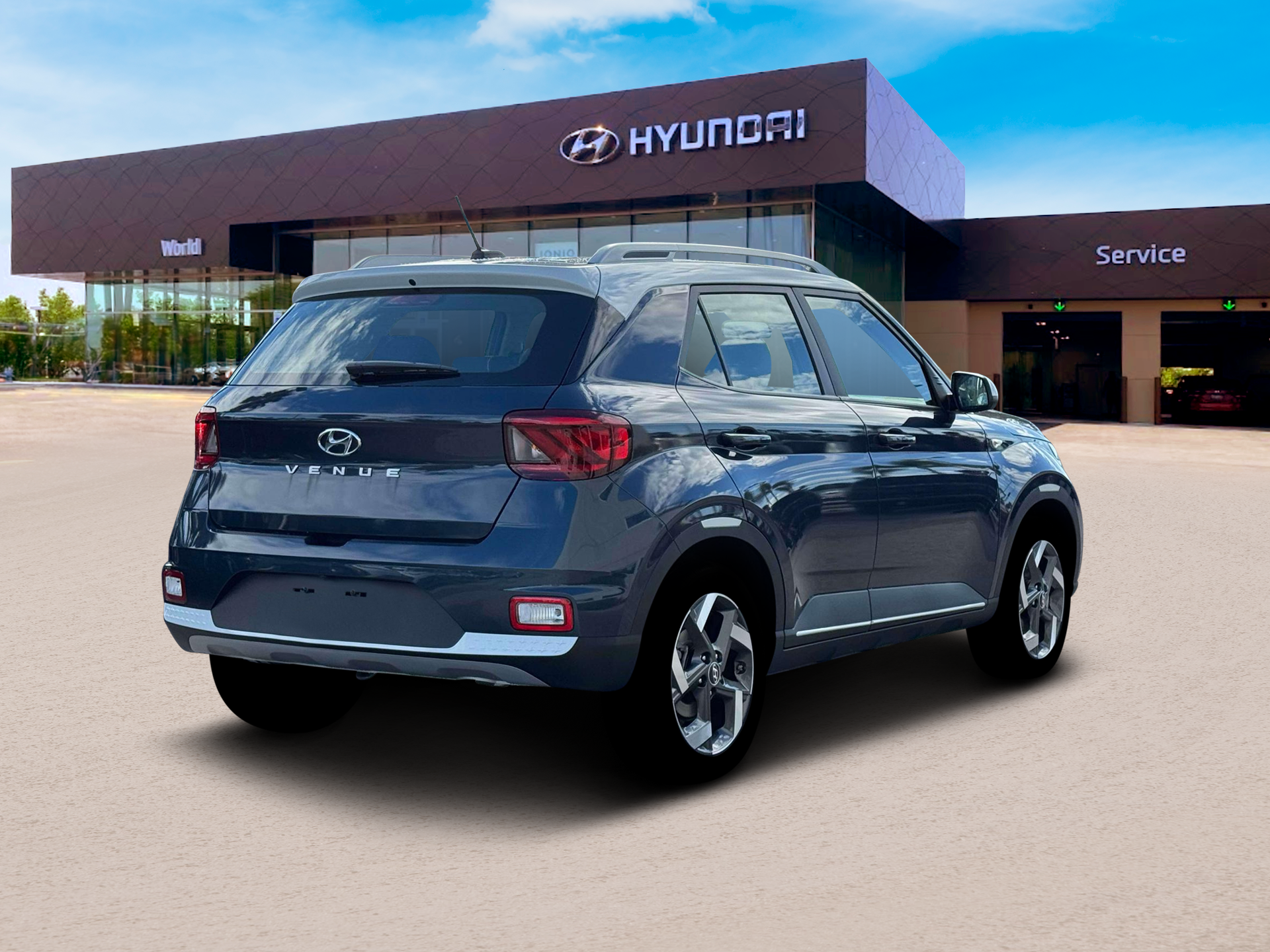 New 2026 Denim w/White Roof Hyundai SEL w/Two-Tone Roof image 7