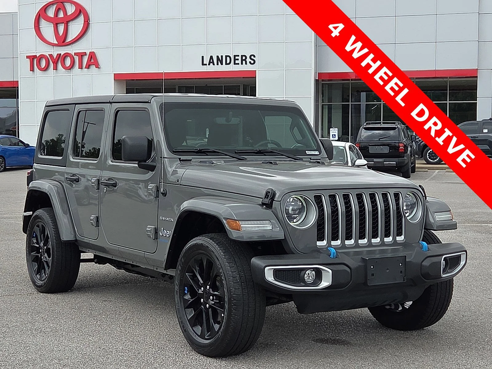 Used 2023 Sting-Gray Clearcoat Jeep Sahara image 1