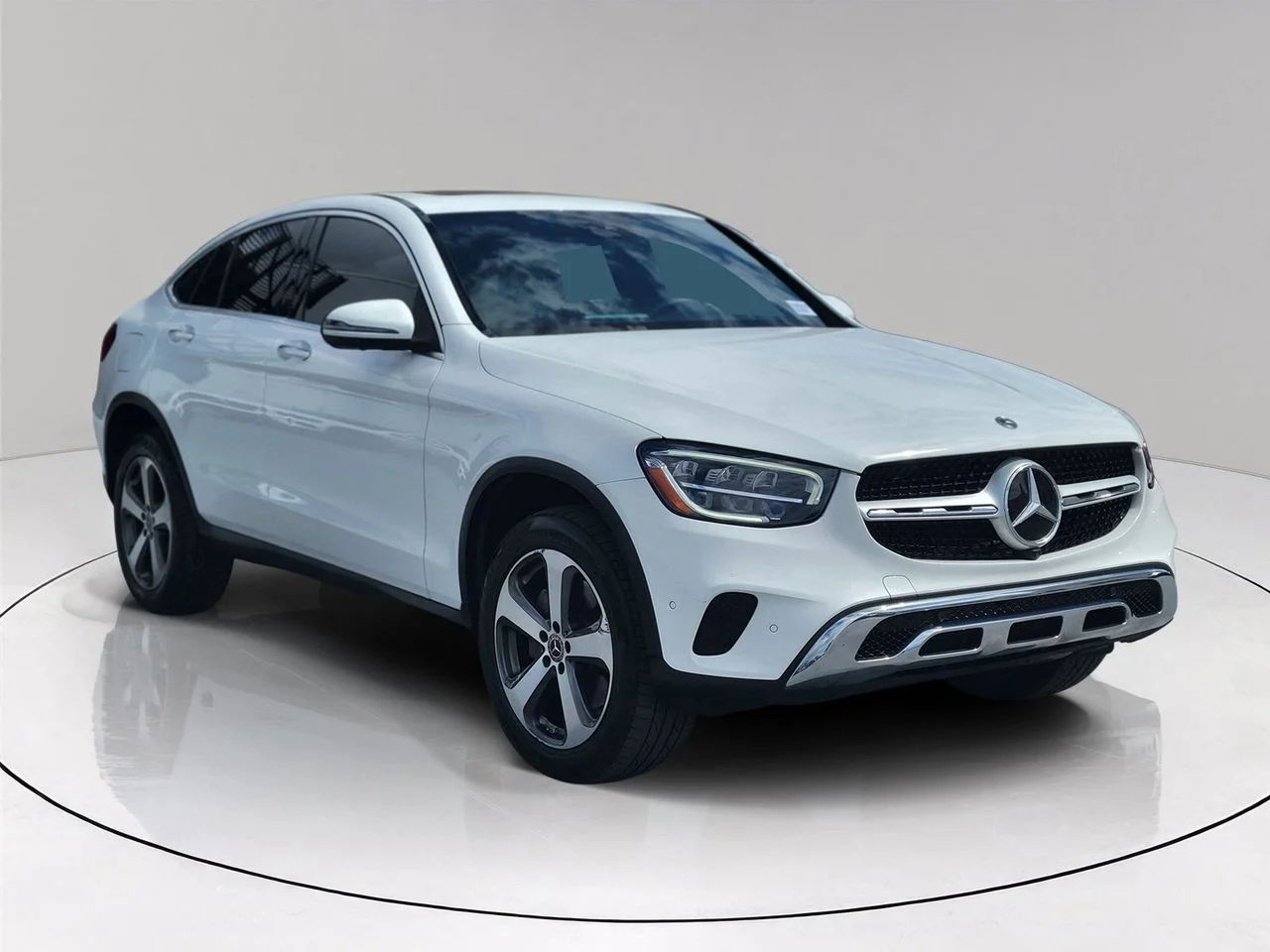 Certified Used 2023 White Mercedes-Benz GLC 300 Coupe image 3