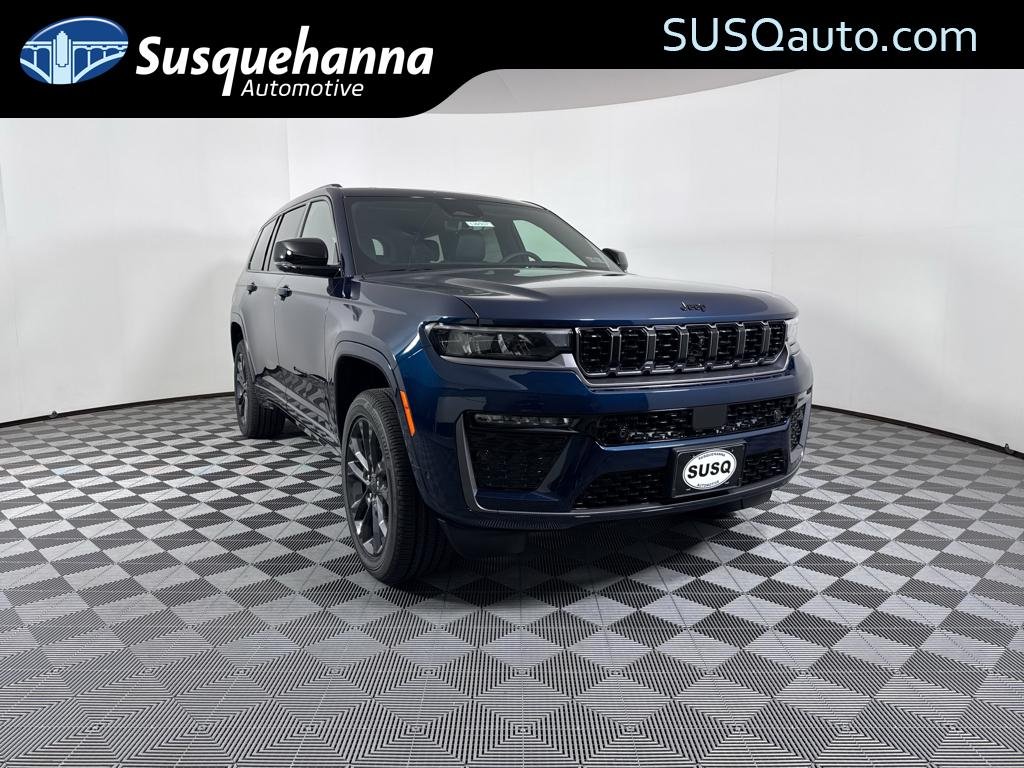 Fathom Blue Pearl-Coat Exterior Paint 2026 Jeep Grand Cherokee L SUV / Crossover Four-Wheel Drive 8-Speed Automatic