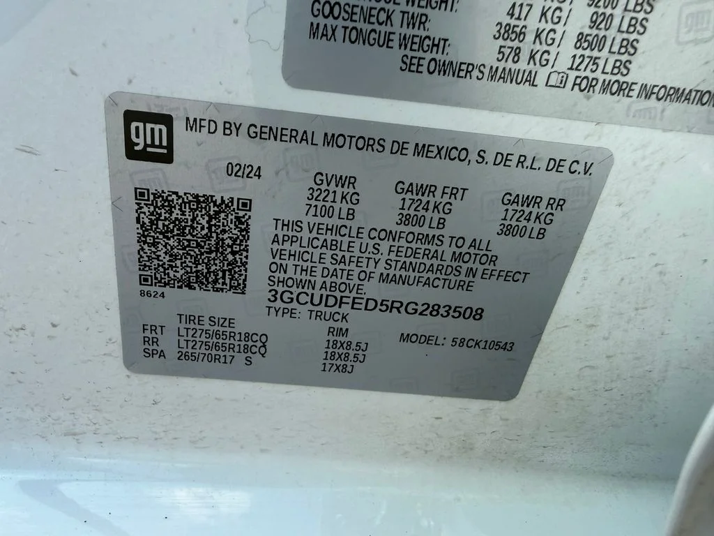 Used 2024 White Chevrolet LT Trail Boss image 26