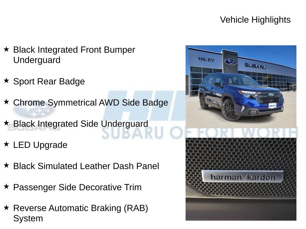 New 2026 SAPPHIRE BLUE PEARL Subaru Sport Onyx Edition image 10