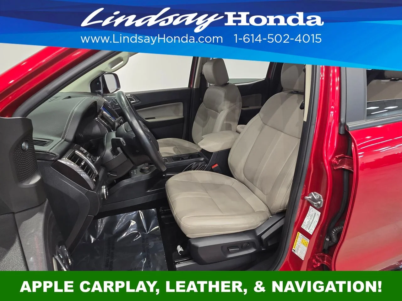 Used 2021 Rapid Red Metallic Tinted Clearcoat Ford Lariat image 12