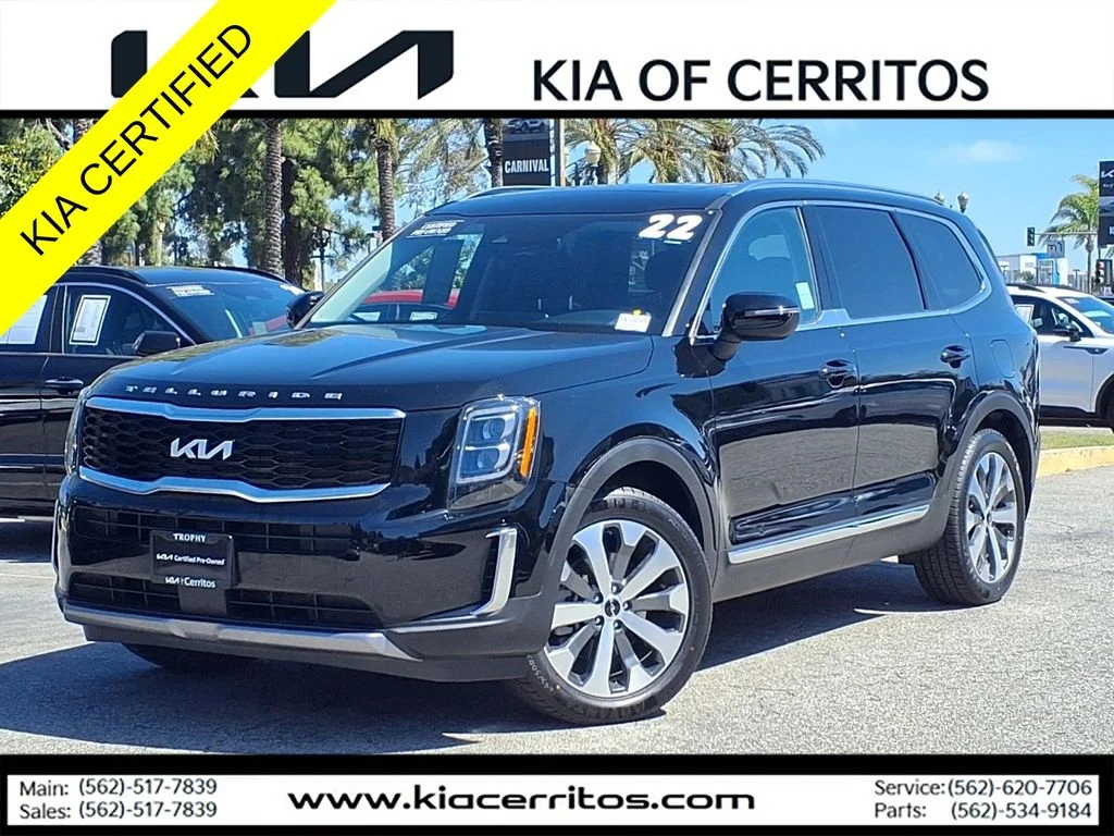 Certified Used 2022 Black Kia EX image 1