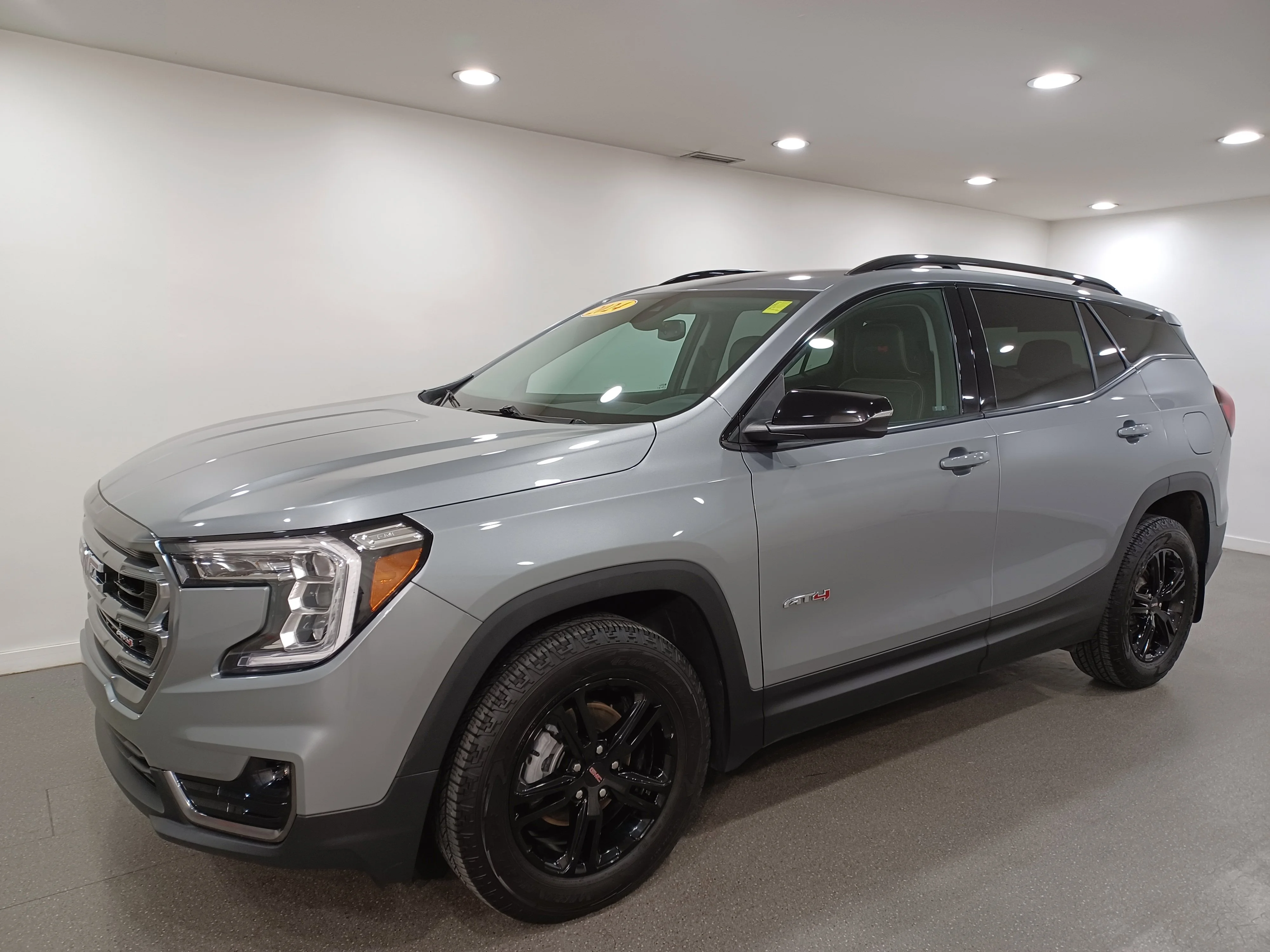 Certified Used 2024 Gray GMC AT4 AWD *Adaptive Cruise | Remote Start | Htd Wheel & Leather | Blind Spot Detection | Park Assist image 2