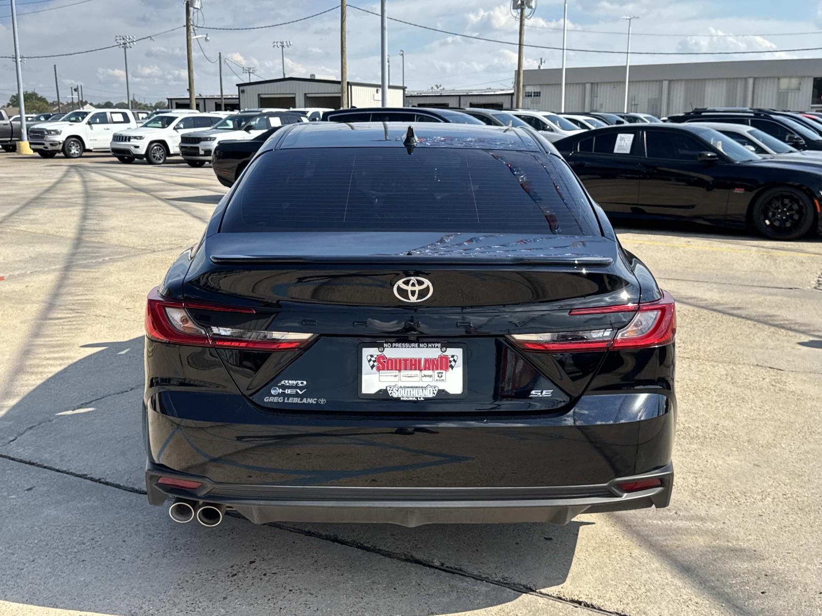 Used 2026 Midnight Black Metallic Toyota SE image 6