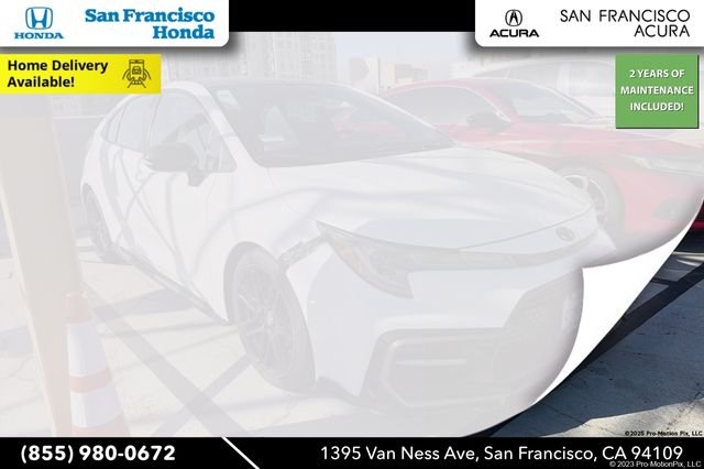 Used 2022 White w/Black Sand Pearl Roof Toyota APEX SE image 1