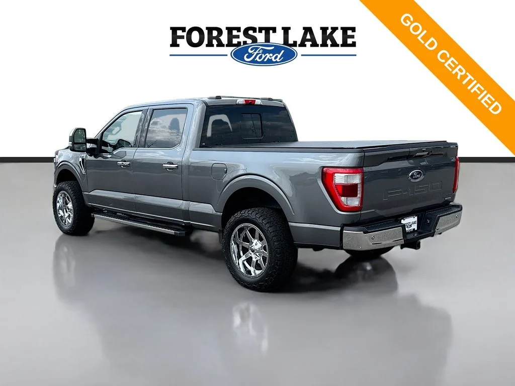 Used 2021 Gray Metallic Ford Lariat image 5