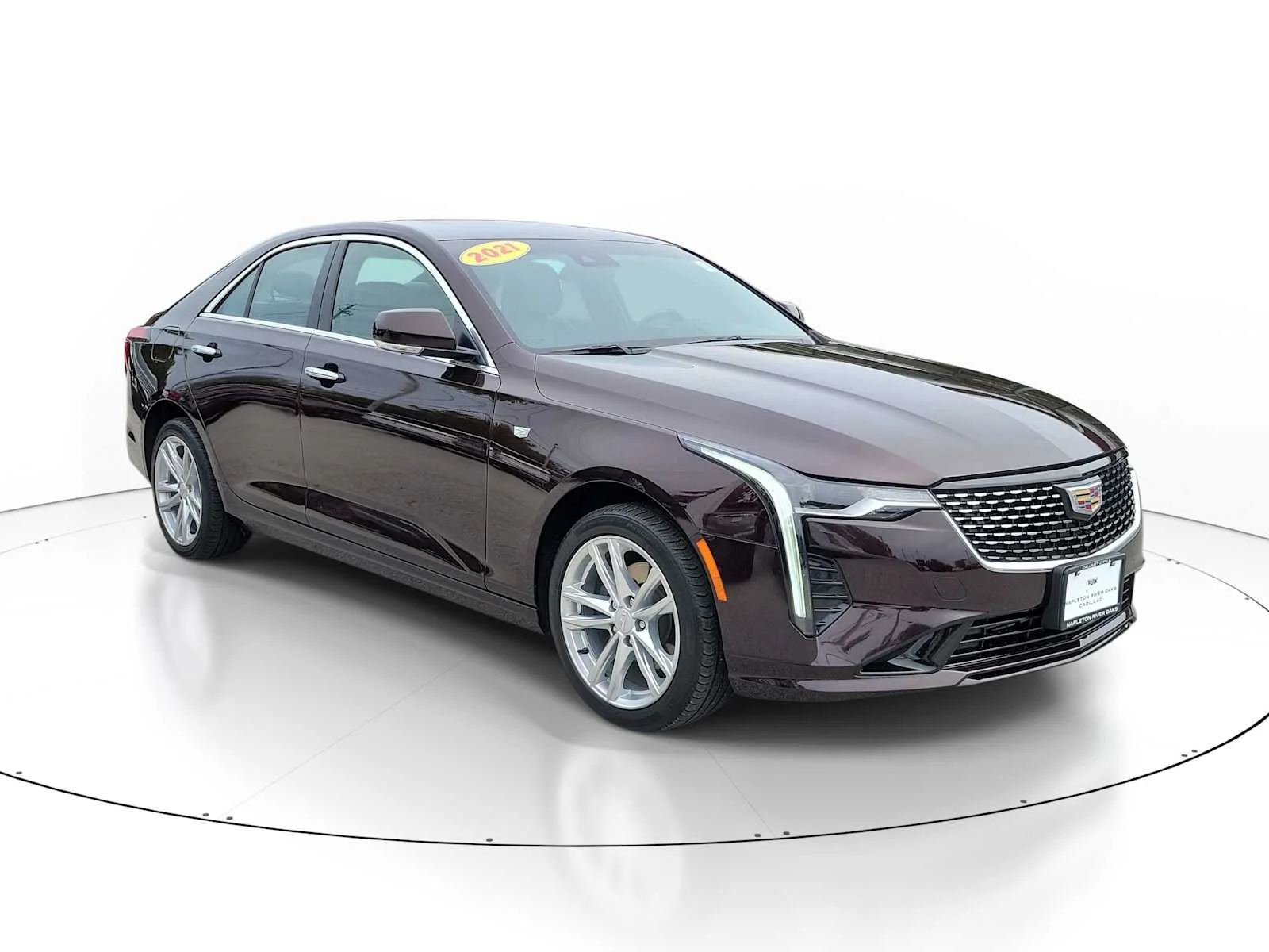 Certified Used 2021 GARNET METALLIC Cadillac Luxury image 4