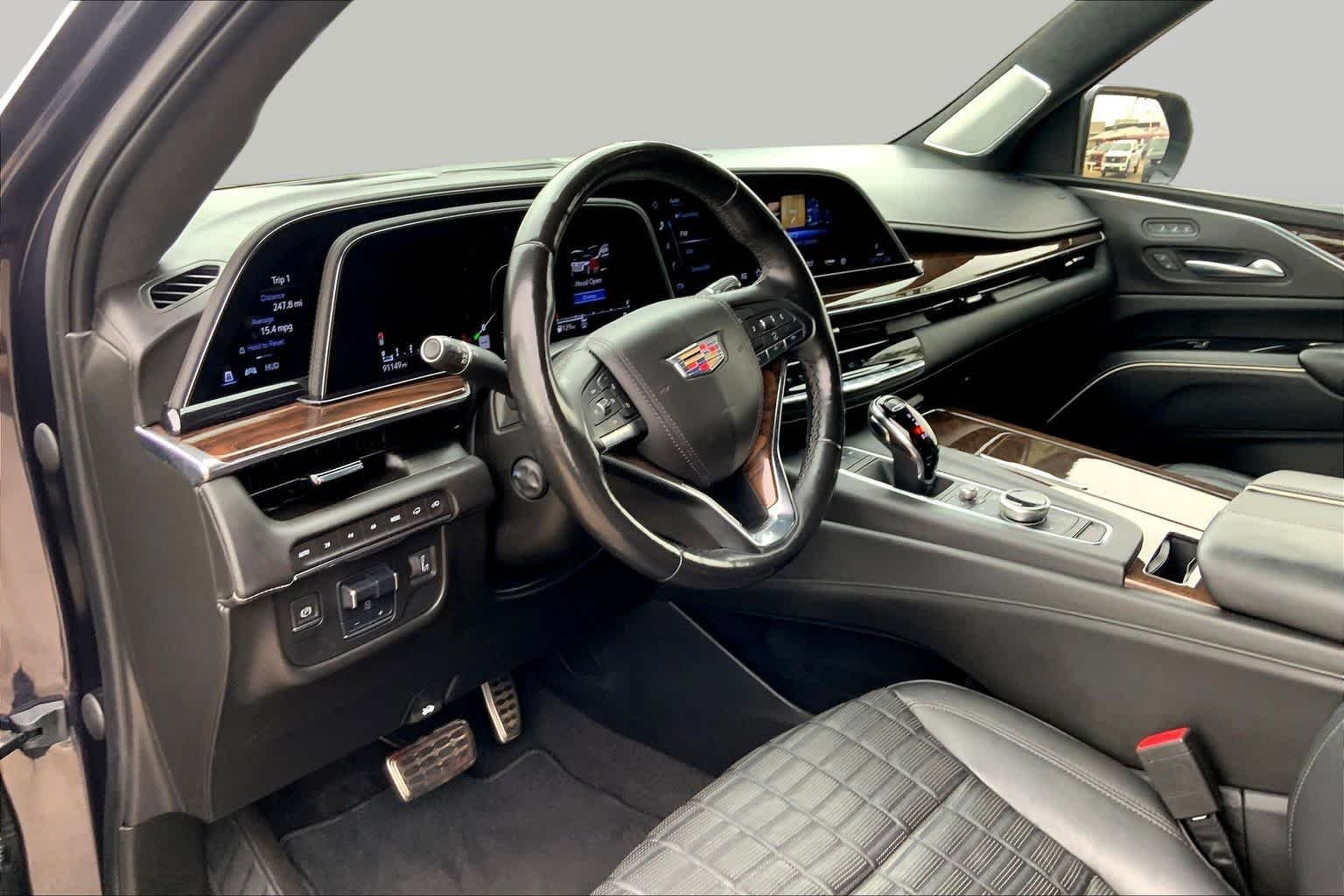 Used 2022 Galactic Gray Metallic Cadillac Sport Platinum image 18