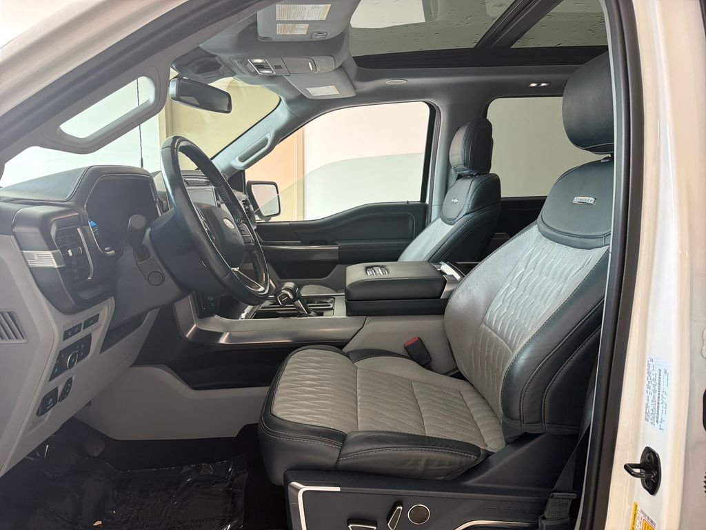 Used 2023 White Metallic Ford Limited image 15