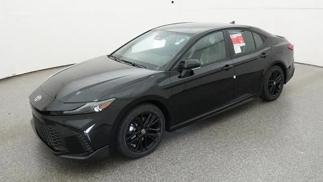 New 2026 Black Toyota SE image 1
