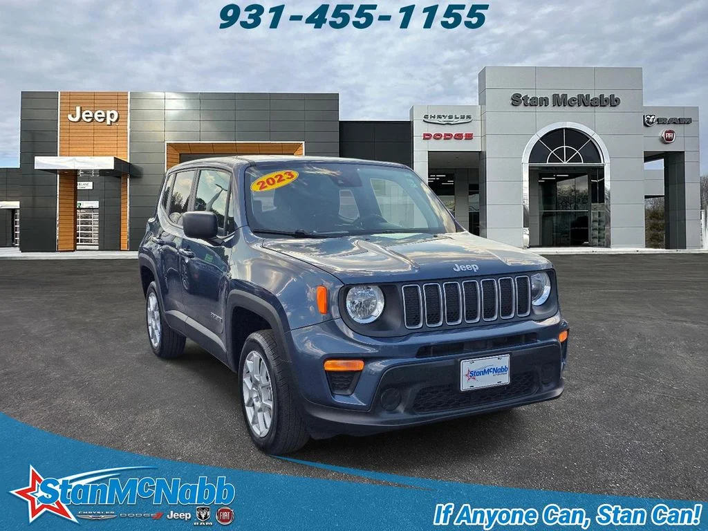 Used 2023 Slate Blue Pearlcoat Jeep Latitude image 1