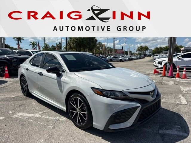 Used 2024 White Toyota SE image 1