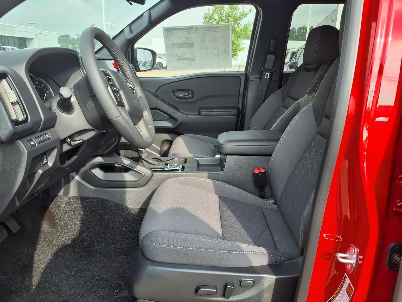 2026 Nissan Frontier SV Red at Robbins Nissan