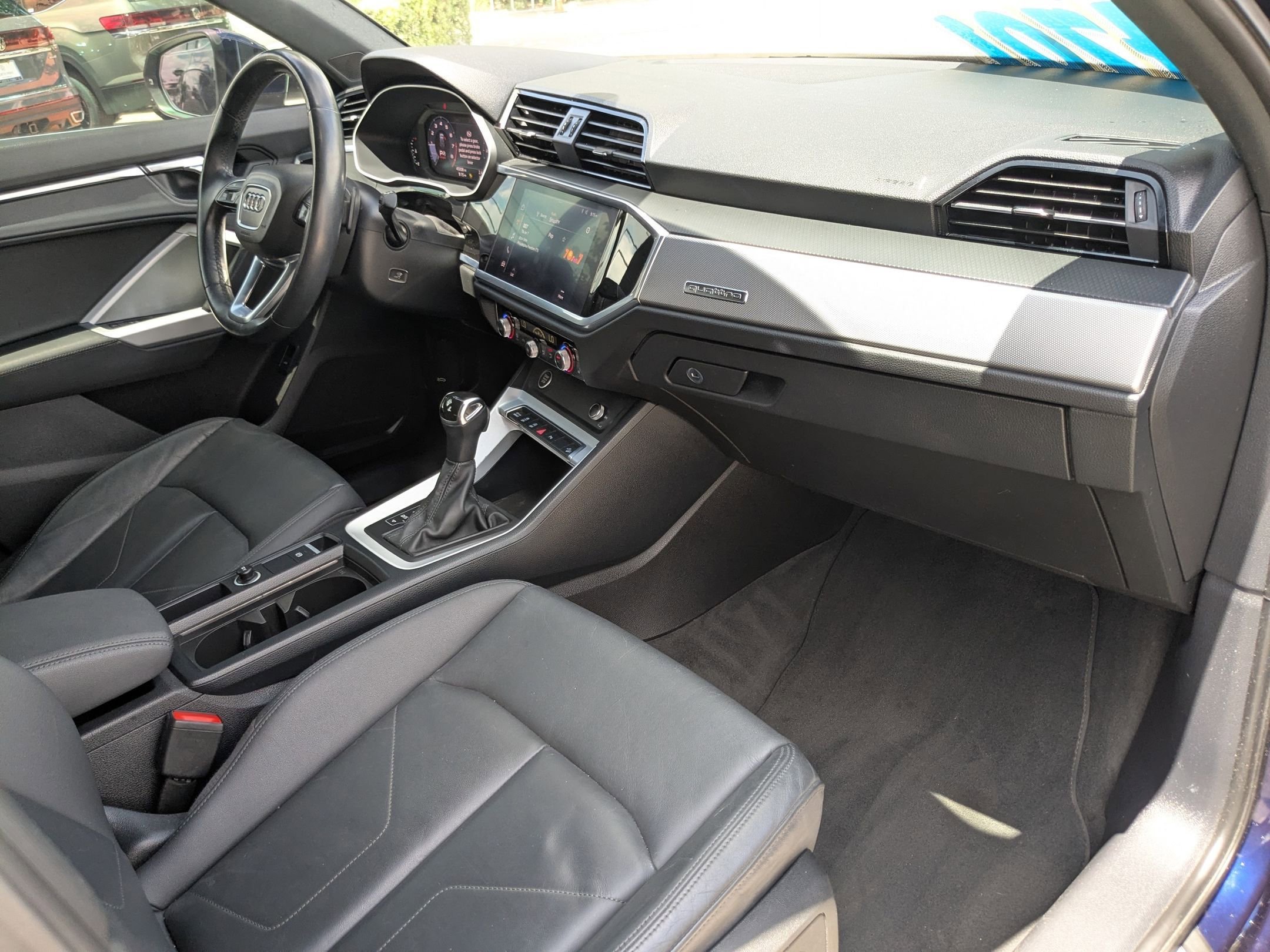 Used 2021 Blue Metallic Audi S line Premium image 25