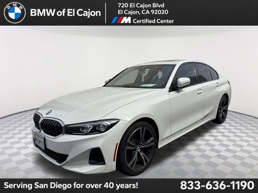 Used 2023 White BMW 330i image 1