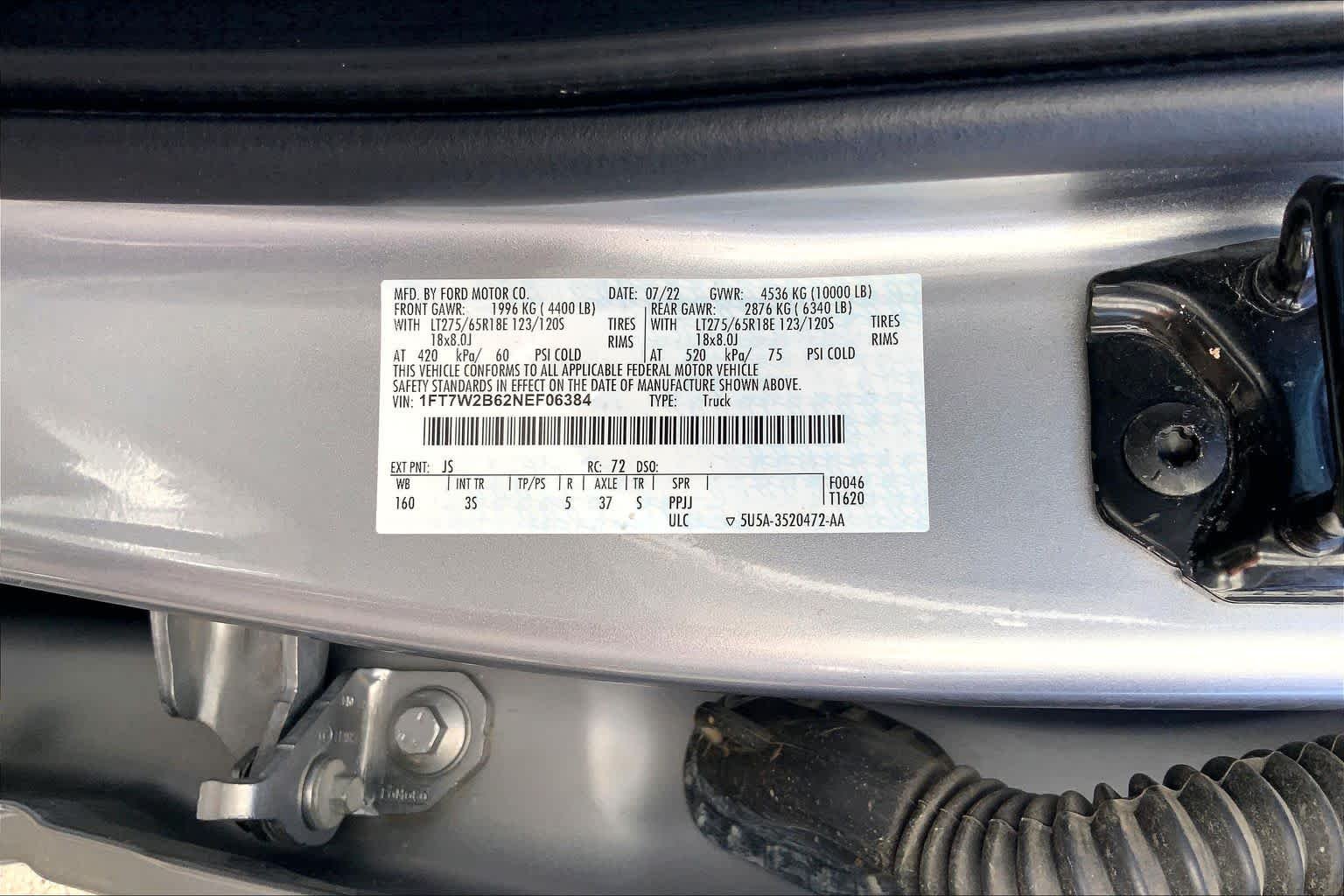 Used 2022 Iconic Silver Ford XLT image 32