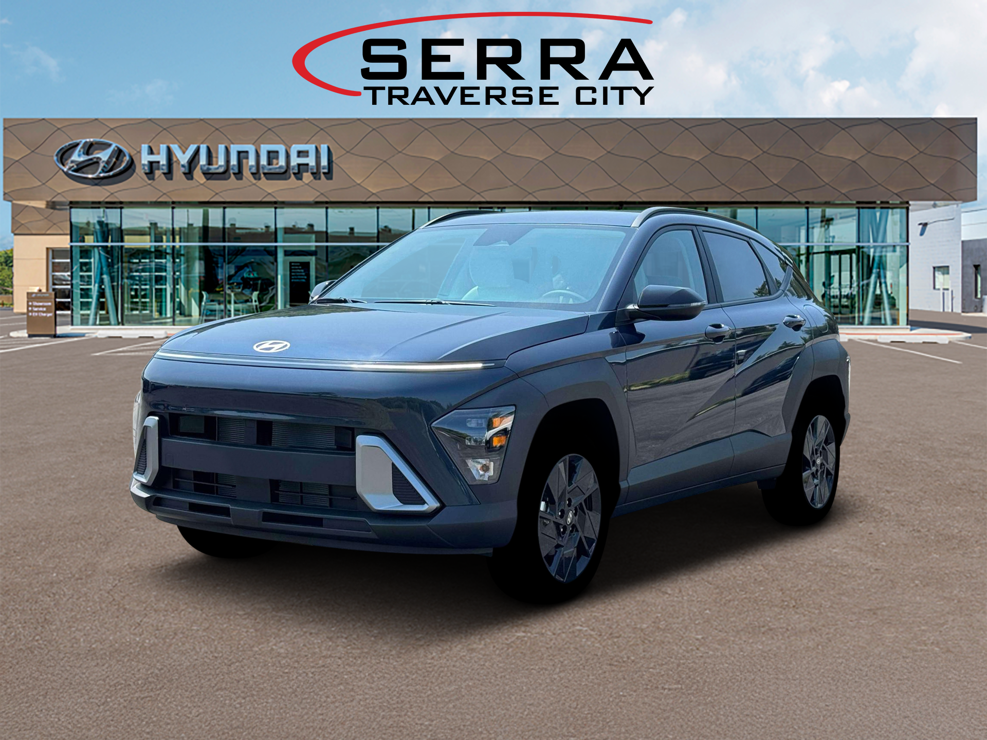 New 2026 Blue Hyundai SEL Sport AWD image 1