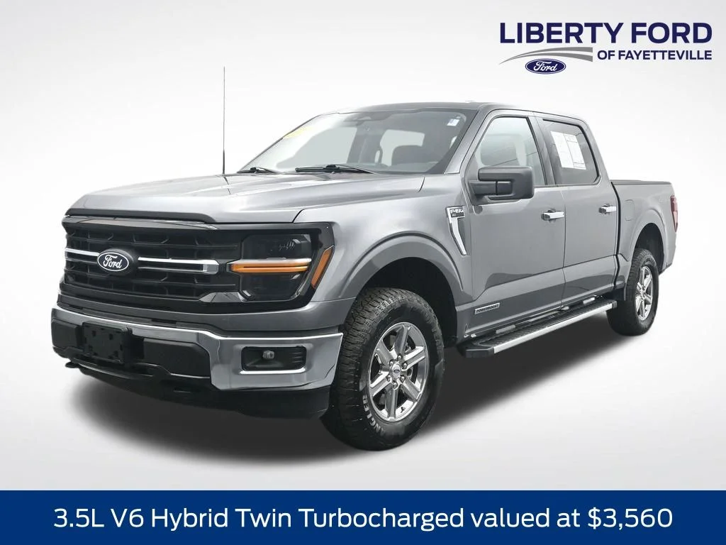 Certified Used 2025 Gray Metallic Ford XLT image 1